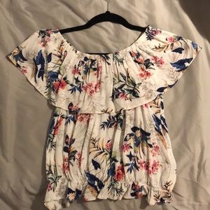 Off the shoulder shirt